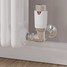 M-TRV-076-CR-CW-CU00 - Exeter Modern TRV Corner Chrome & White Thermostatic Radiator Valves With Sleeves M-TRV-076-CR-CW-CU00 - Exeter Modern TRV Corner Chrome & White Thermostatic Radiator Valves With Sleeves